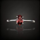 Gránát ezüst gyűrű