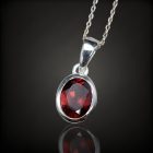 Gránát ezüst medál