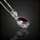 Gránát ezüst medál