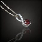 Gránát ezüst medál