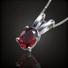 Gránát ezüst medál