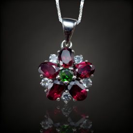 Gránát ezüst medál