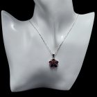 Gránát ezüst medál