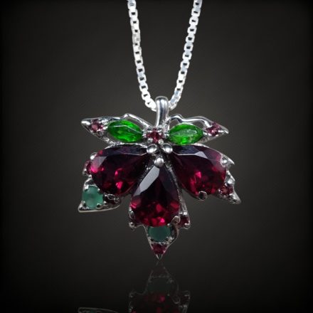 Gránát ezüst medál