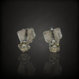 Gyémánt ezüst fülbevaló