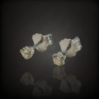 Gyémánt ezüst fülbevaló