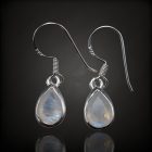 holdkő ezüst fülbevaló