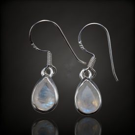 holdkő ezüst fülbevaló