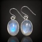 Holdkő ezüst fülbevaló