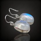 Holdkő ezüst fülbevaló