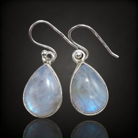 Holdkő ezüst fülbevaló