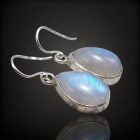 Holdkő ezüst fülbevaló
