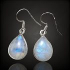 Holdkő ezüst fülbevaló