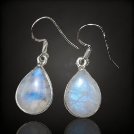 Holdkő ezüst fülbevaló