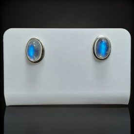 Holdkő ezüst fülbevaló