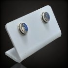 Holdkő ezüst fülbevaló