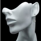 Holdkő ezüst fülbevaló