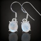 Holdkő ezüst fülbevaló