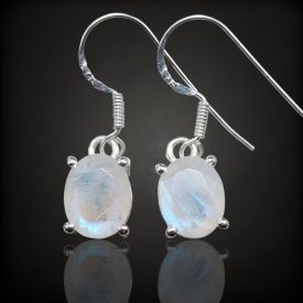 Holdkő ezüst fülbevaló