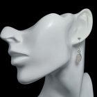 Holdkő ezüst fülbevaló