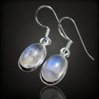Holdkő ezüst fülbevaló