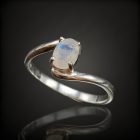 Holdkő ezüst gyűrű