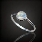 Holdkő ezüst gyűrű