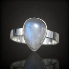 Holdkő ezüst gyűrű