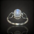 Holdkő ezüst gyűrű