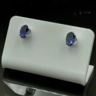 Iolit ezüst fülbevaló