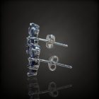 Iolit ezüst fülbevaló