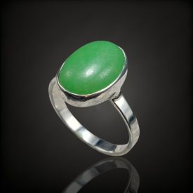Jáde ezüst gyűrű