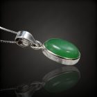 Jáde ezüst medál