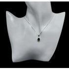 Króm-diopszid ezüst medál