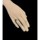 Króm-diopszid ezüst gyűrű