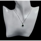 Króm-diopszid ezüst medál