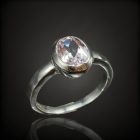 Kunzit ezüst gyűrű