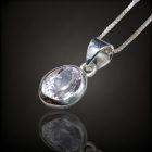 Kunzit ezüst medál