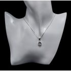 Kunzit ezüst medál