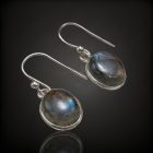 labradorit ezüst fülbevaló