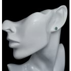 Labradorit ezüst fülbevaló