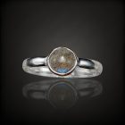 Labradorit ezüst gyűrű