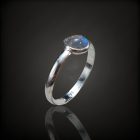 Labradorit ezüst gyűrű