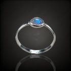 Labradorit ezüst gyűrű