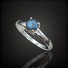 Labradorit ezüst gyűrű