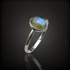 Labradorit ezüst gyűrű