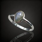 Labradorit ezüst gyűrű
