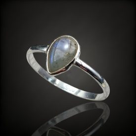 Labradorit ezüst gyűrű