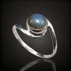 Labradorit ezüst gyűrű