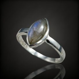 Labradorit ezüst gyűrű